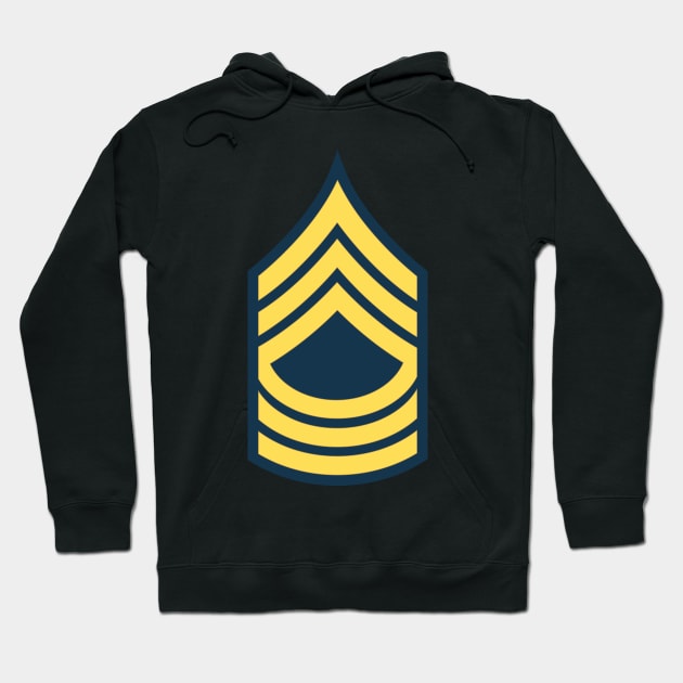 MSG - Master Sergeant  - Blue wo Txt Hoodie by twix123844